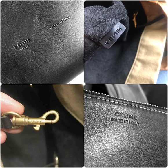 CELINE Runway Band Twisted Cabas Knot Bucket Tote Bag- Phoebe Philo Hobo Bag - Picture 9 of 15